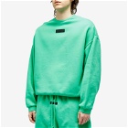 Fear of God ESSENTIALS Men's Spring Tab Detail Sweatshirt in Mint Leaf