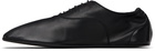 MM6 Maison Margiela Black Leather Oxfords