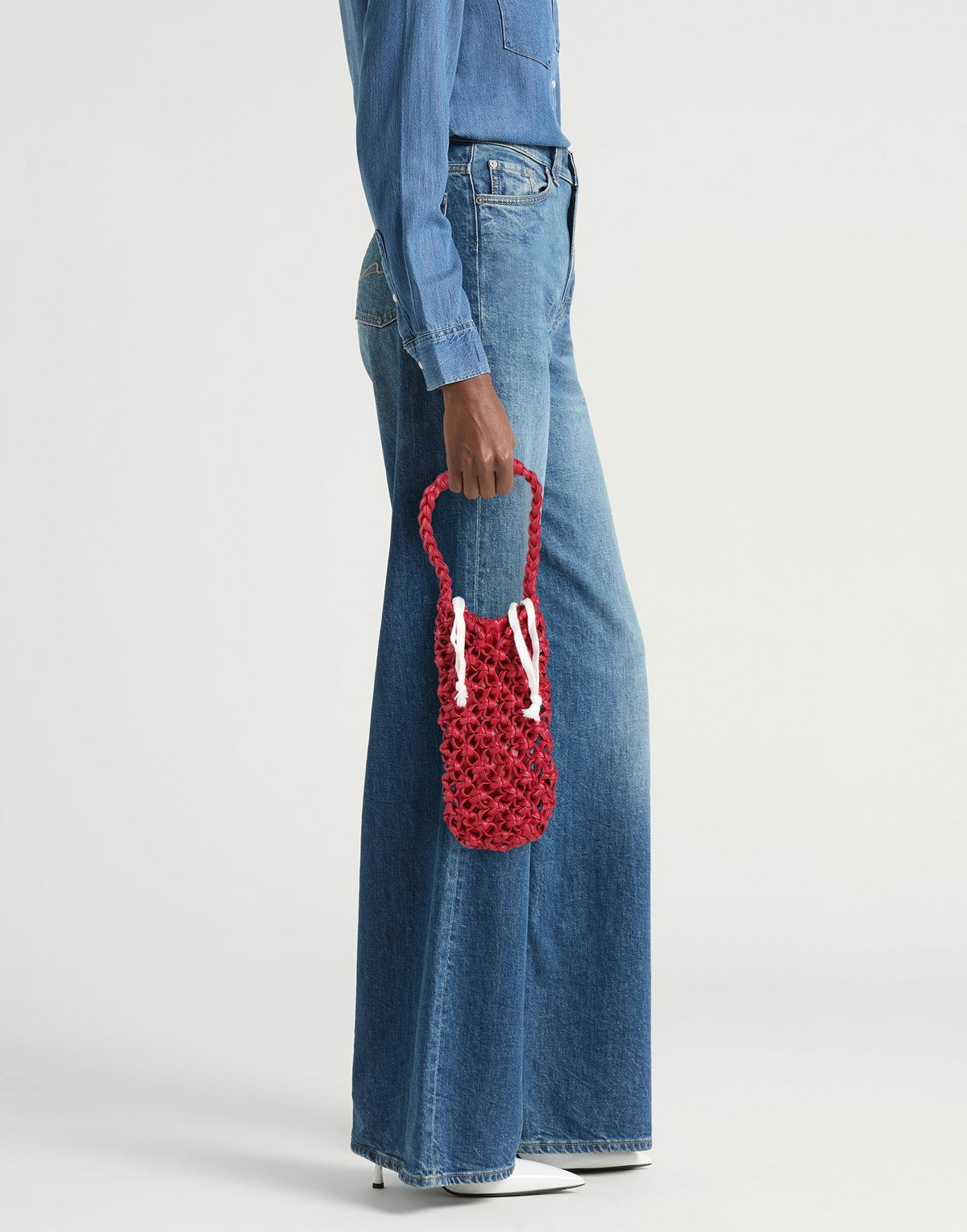 Comme Des Garçons Womens Handbag in Red