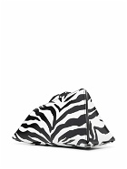 THE ATTICO - 8.30 Pm Zebra Pattern Leather Clutch Bag
