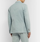 Boglioli - Grey-Green Slim-Fit Stretch-Cotton Twill Suit Jacket - Green