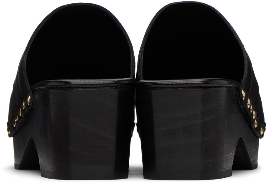 Aeyde Black Bibi Clogs Aeyde