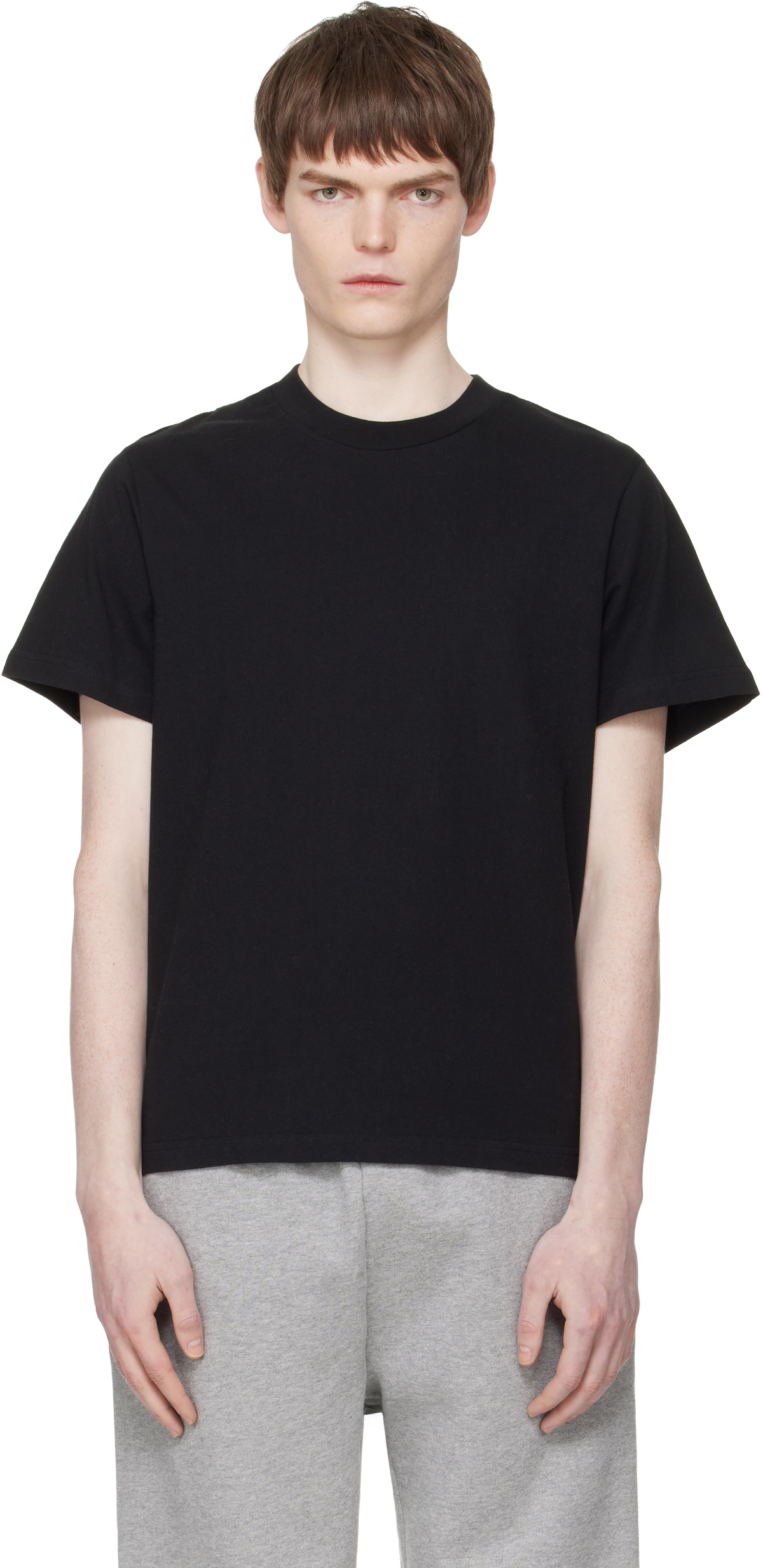 Lad Musician Black Big Flower T-Shirt Lad Musician