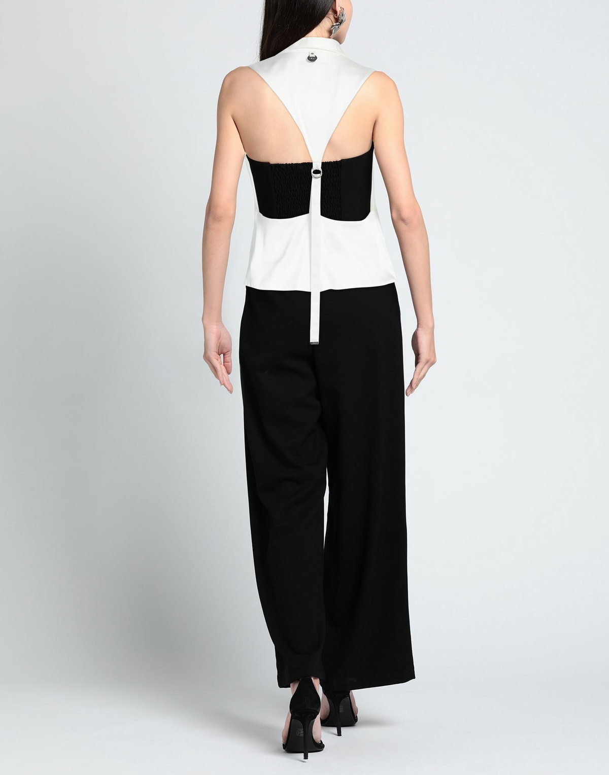 High Womens Tailored Vest in White