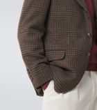 Brunello Cucinelli Checked cashmere blazer