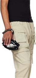 Innerraum Black & Silver Wristlet Phone Bag Bracelet