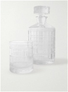 Ralph Lauren Home - Hudson Plaid Crystal Decanter