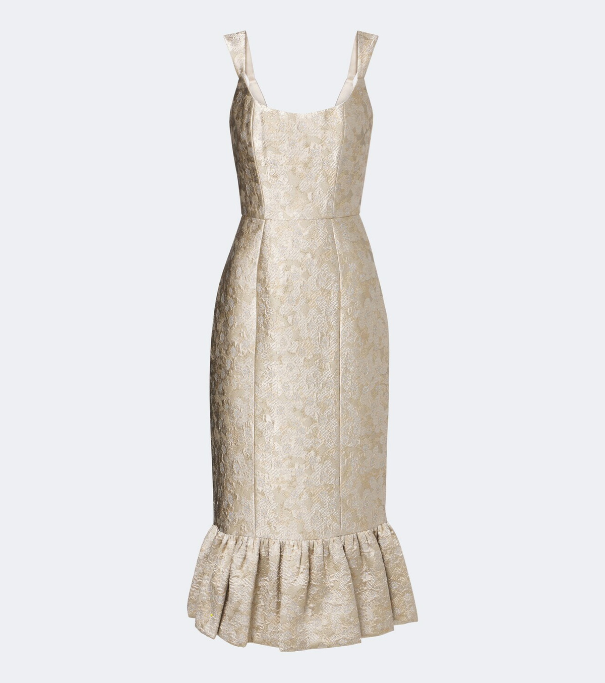 Markarian Ruffled jacquard corset dress