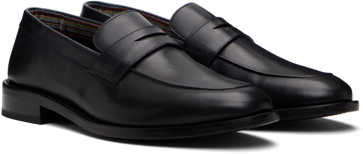 Paul Smith Black Leather Benito Loafers