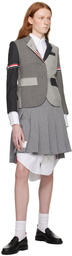 Thom Browne Gray Fun-Mix Blazer