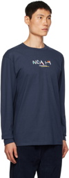 Noah Navy Painter Long Sleeve T-Shirt