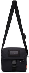 Acne Studios Black Nylon Messenger Bag