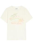 Isabel Marant étoile Zewel Printed Cotton T-shirt White