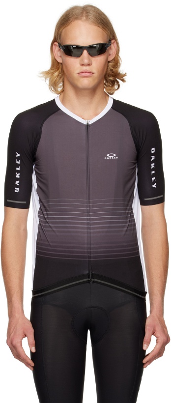 Photo: Oakley Gray Sublimated Icon Jersey 2.0 Top