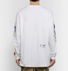 Heron Preston - Oversized Printed Organic Cotton-Jersey T-Shirt - White
