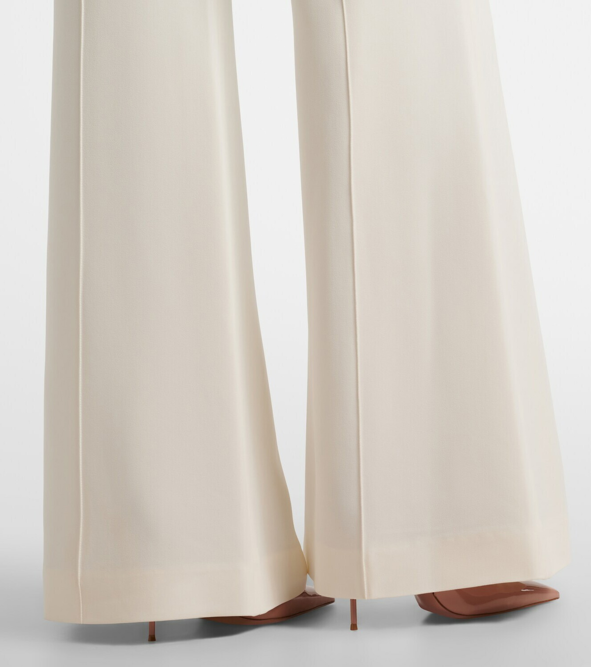 Elie Saab High-rise cady wide-leg pants