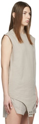 Rick Owens Taupe Champion Edition Sleeveless Bodysuit