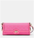 Gucci GG Small leather-trimmed crossbody bag