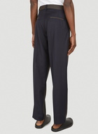 Colour Block Cab Cigarette Pants in Grey