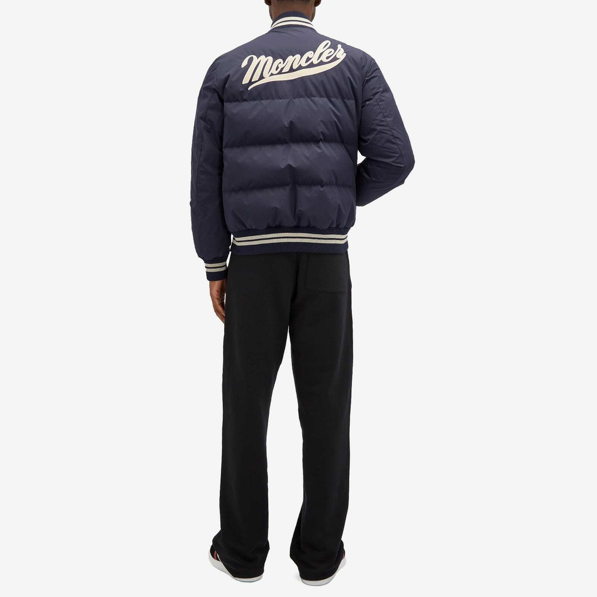 Moncler Men's Lateltin Bomber Jacket in Navy Moncler