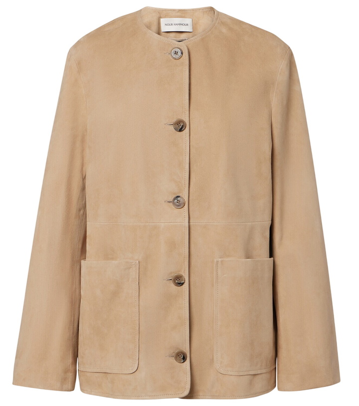 Photo: Nour Hammour Suede jacket