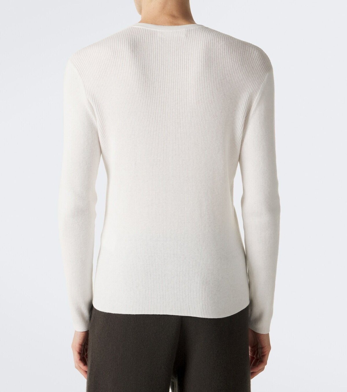 Lisa Yang Falk cotton and cashmere Henley shirt