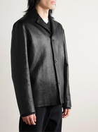 The Row - Brodie Leather Jacket - Black