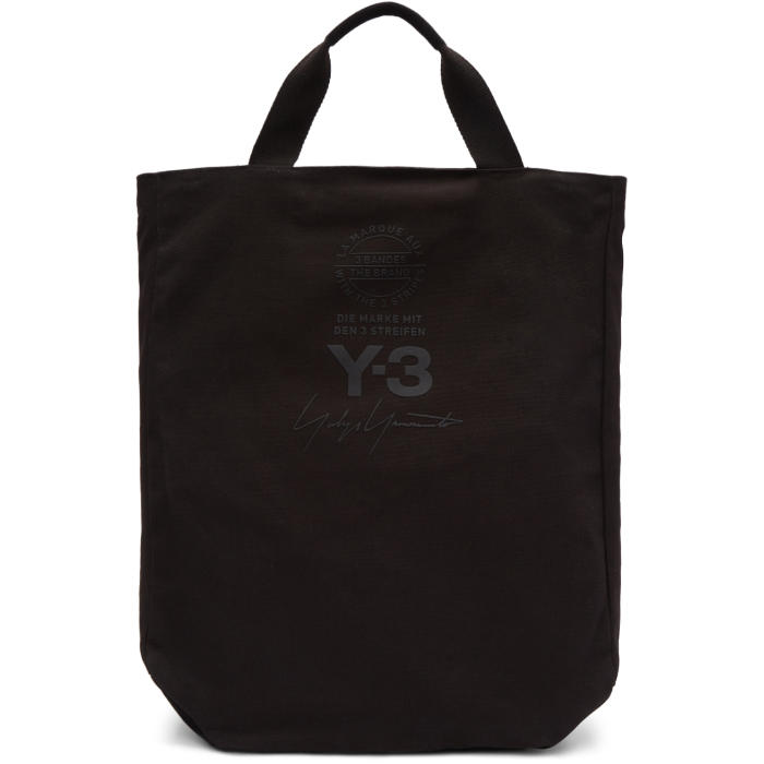 Photo: Y-3 Black Logo Tote 