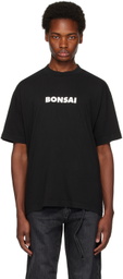 Bonsai Black Printed T-Shirt