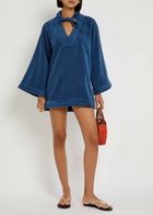 Lisa Marie Fernandez Terry Tunic top Navy