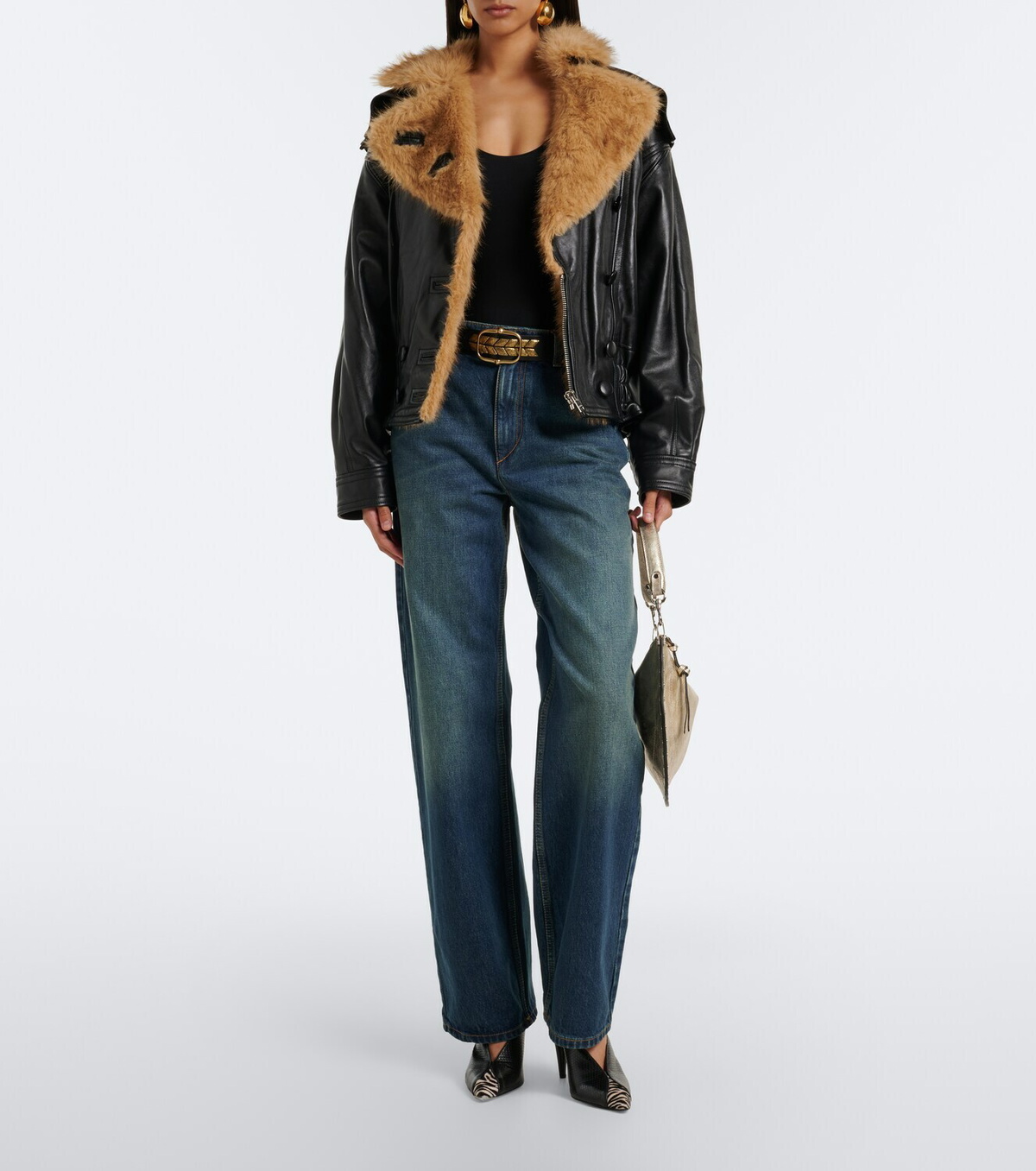 Isabel Marant Oskan Soft Medium leather shoulder bag