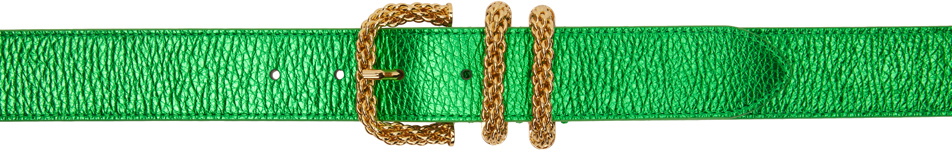 BY FAR Green Katina Belt By Far