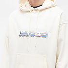 Drole de Monsieur Men's Drôle de Monsieur Locomative Hoodie in Cream