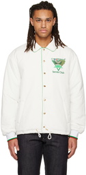 Casablanca White Tennis Club Icon Jacket