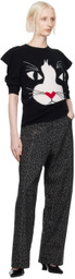 Marc Jacobs Black 'The Cat' Sweater