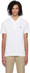 Lacoste White Slim Fit Polo