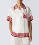 Dolce&Gabbana Majolica silk jacquard shirt