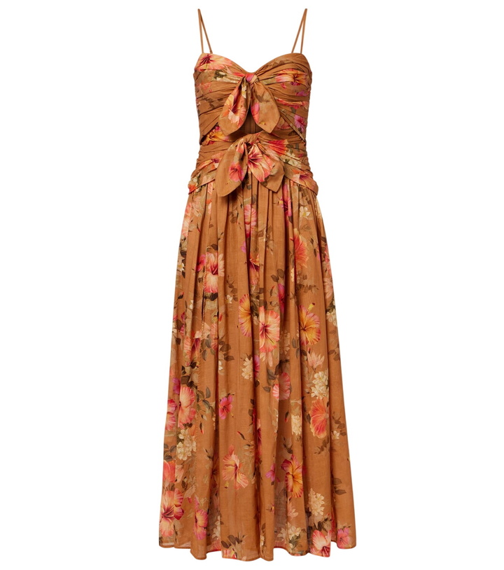 Photo: Zimmermann Mahon floral silk maxi dress