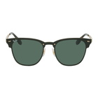 Ray-Ban Green and Gold Blaze Clubmaster Sunglasses