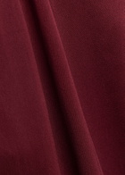 Simkhai Kyra Pintuck Wide-leg Satin Trousers Red
