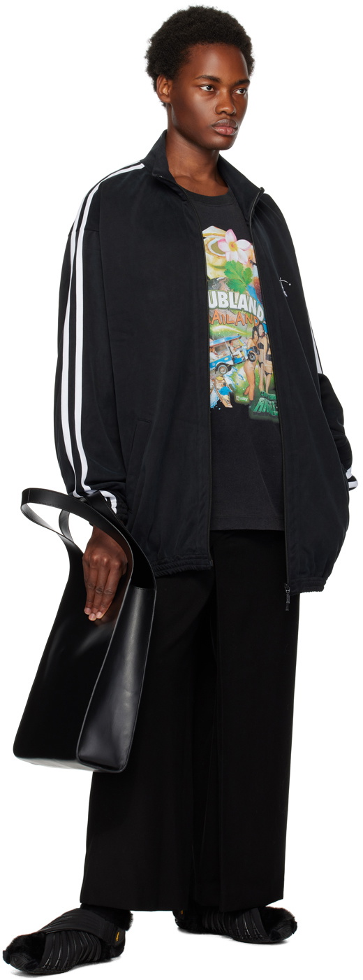 Doublet Black Stripe Track Jacket
