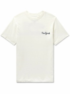 Rag & Bone - Logo-Embroidered Slub Cotton-Jersey T-Shirt - White