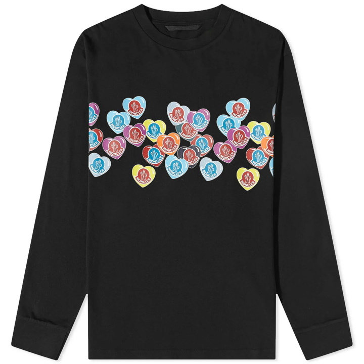 Photo: Moncler Men's Multi Heart Sweater in Black