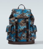 Gucci GG Canvas camouflage backpack