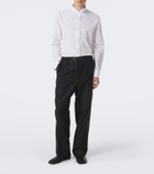 Maison Margiela Cotton and silk-blend straight pants