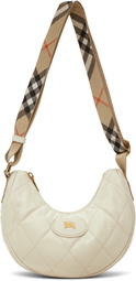 Burberry Off-White Horseshoe Crossbody Bag