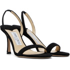 Jimmy Choo Black Jenn 85 Heeled Sandals
