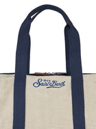MC2 Saint Barth Natural Linen Travel Duffle Bag Jetleg