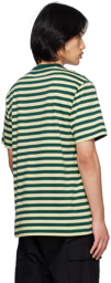 Carhartt Work In Progress Green Scotty Stripe T-Shirt