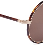 Cutler and Gross - Round-Frame Tortoiseshell Acetate and Gold-Tone Sunglasses - Tortoiseshell